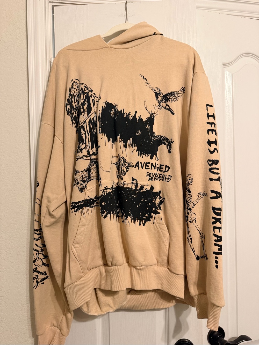 Avenged Sevenfold x Wes Lang "Bone" Hoodie